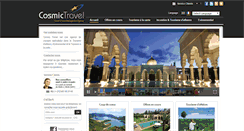 Desktop Screenshot of cosmictravel.ma